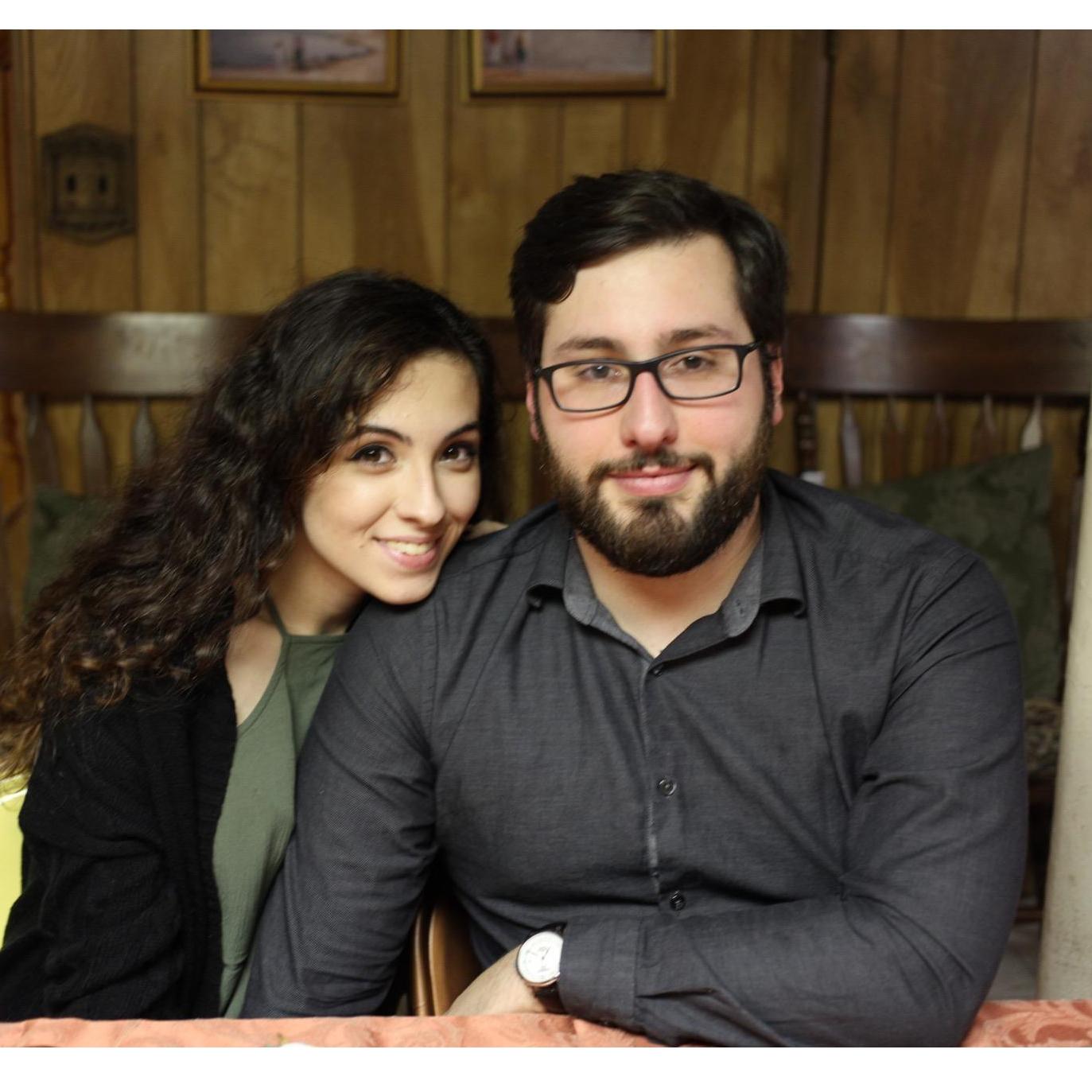 Our first "official" picture together. Thanksgiving 2015