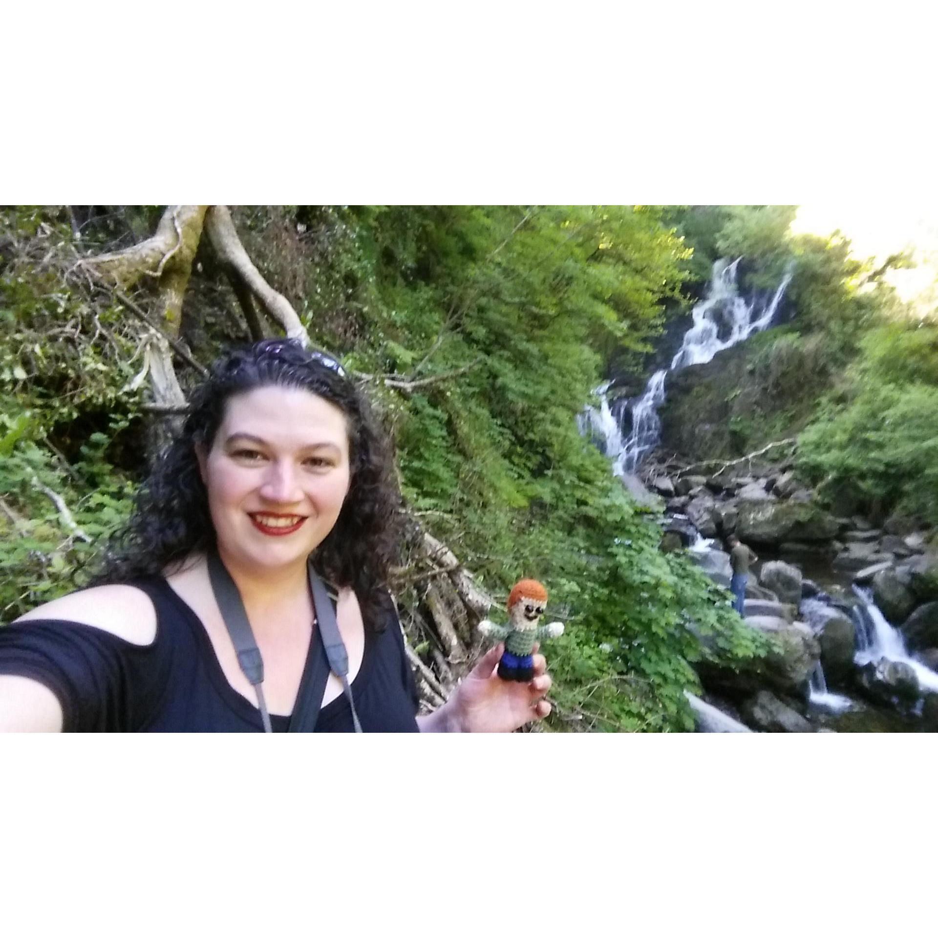 Christina and Tiny Eric exploring Ireland together!!  June 2016