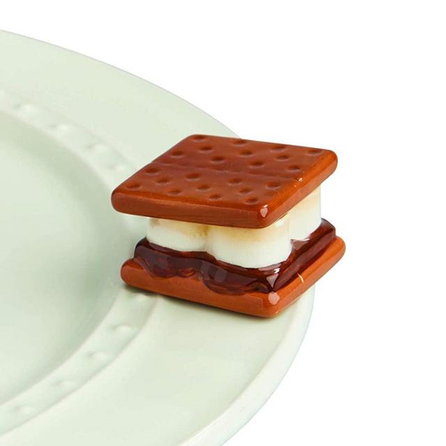 Nora Fleming Hand-Painted Mini: Gimme S'More (S'Mores) A258