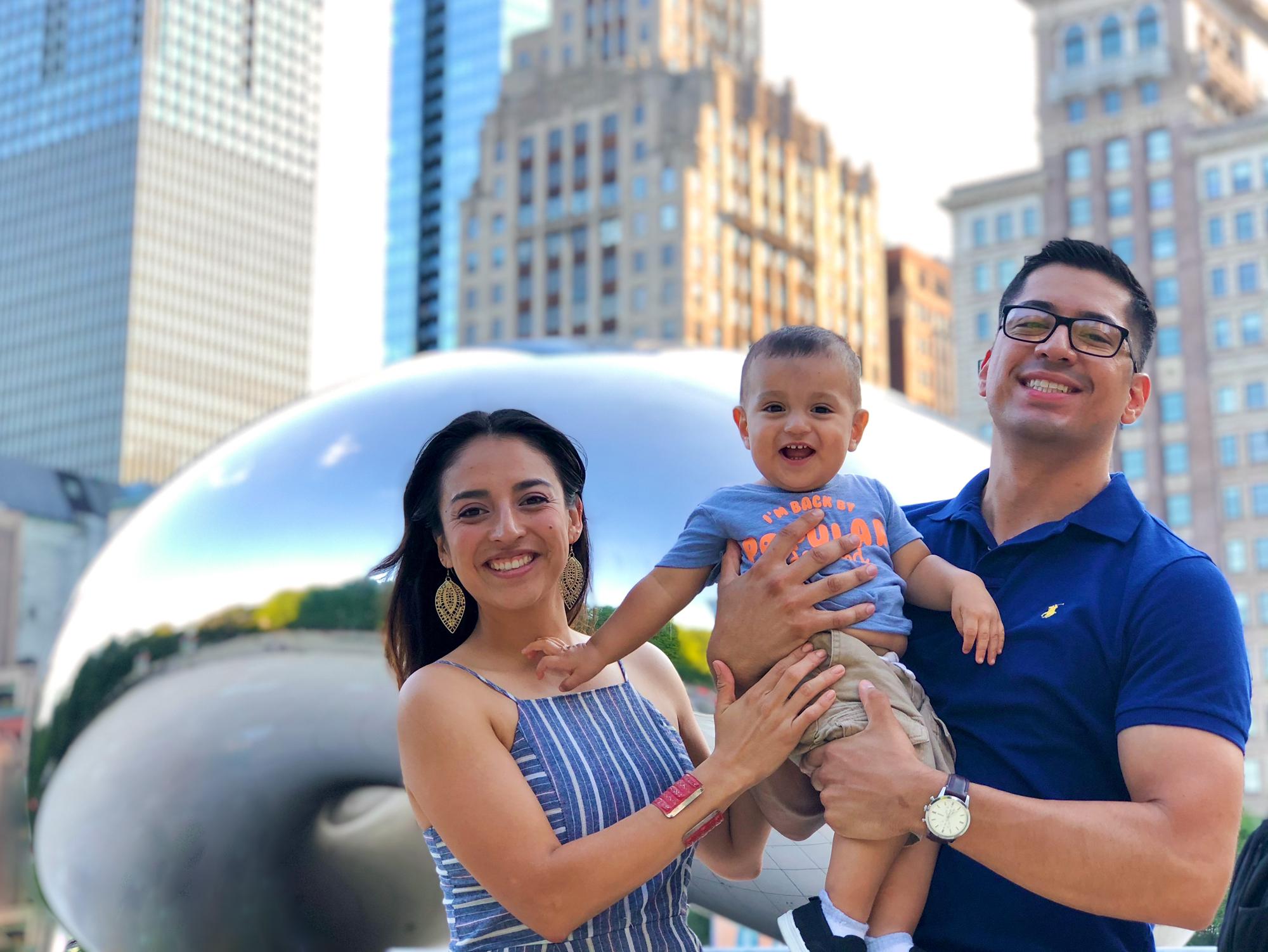 August 2020, Millennium Park
Our love kept growing and so did our family! Mateo was everything I worried about 24/7, so I couldn’t even imagine what it would be like to have another baby!