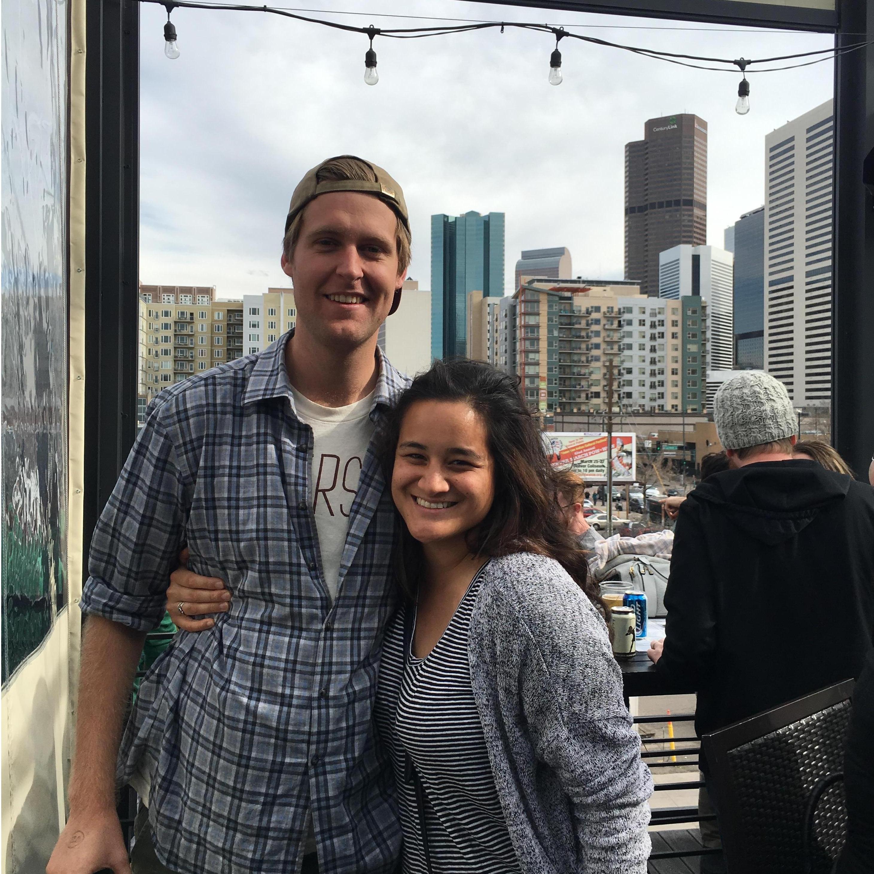 Visiting friends in Denver, CO. 
2016