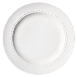 Round Beaded RimPorcelain Salad Plate White 8.3"x8.3" - Threshold™