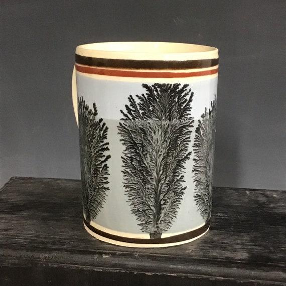 Mochaware 12oz coffee, tea mug mocha ware handmade pottery