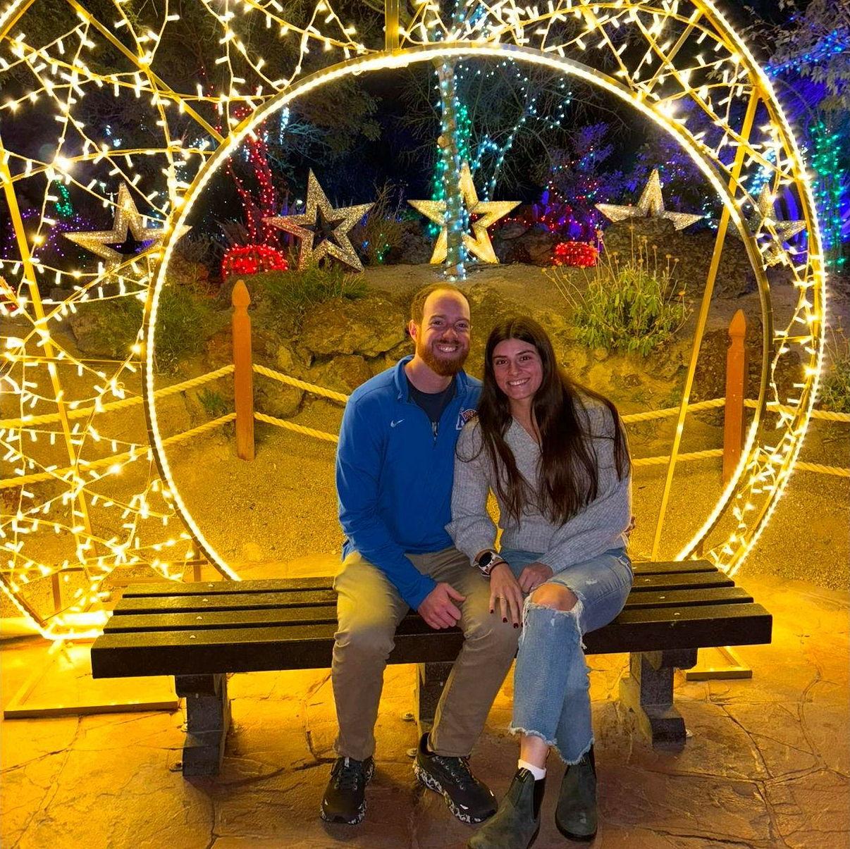 Christmas lights in Vegas