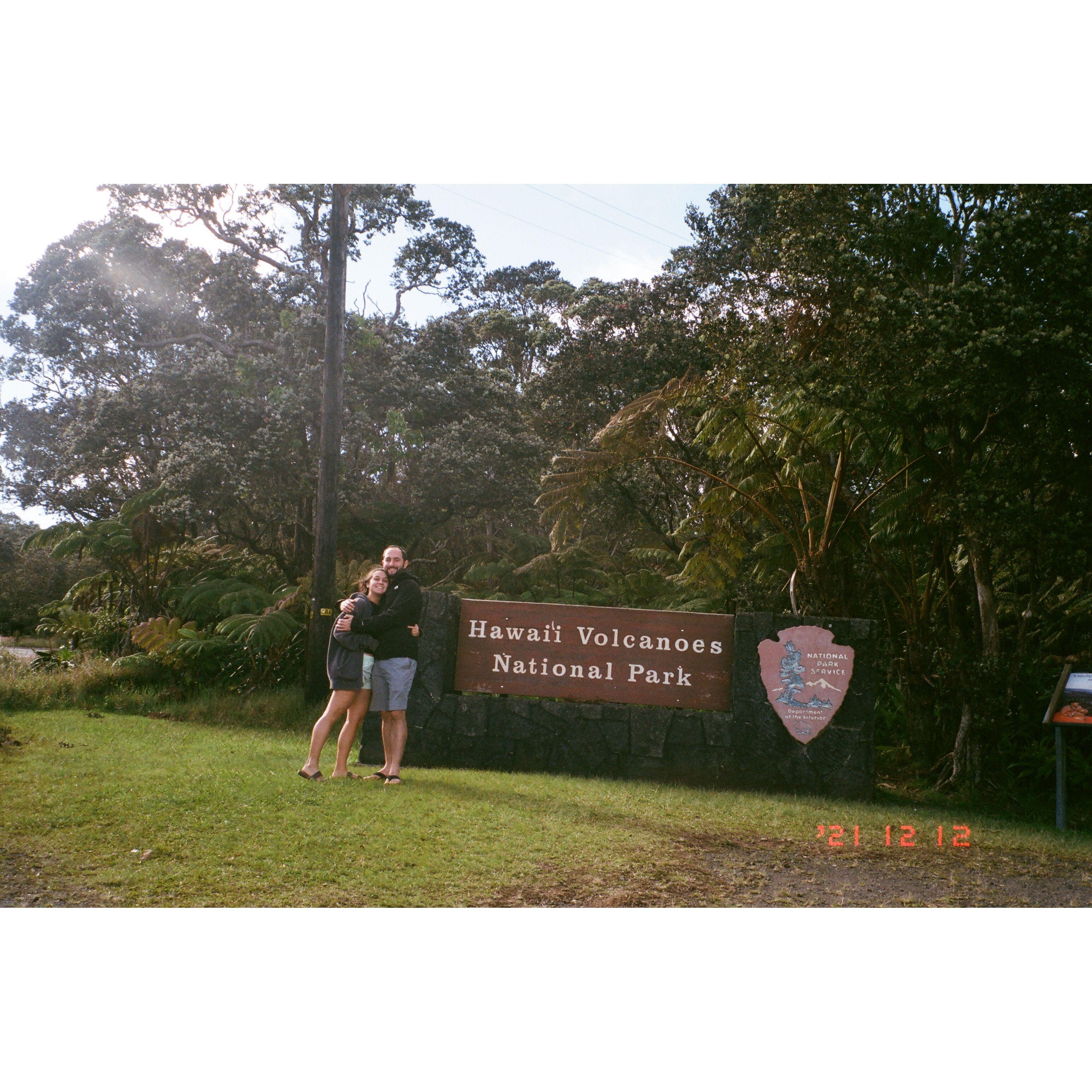 While in Hawaii to visit Kayla's family, we stopped by the Big Island to visit the Hawaiian Volcanoes National Park!