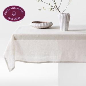 Crate and Barrel Torino Tablecloth