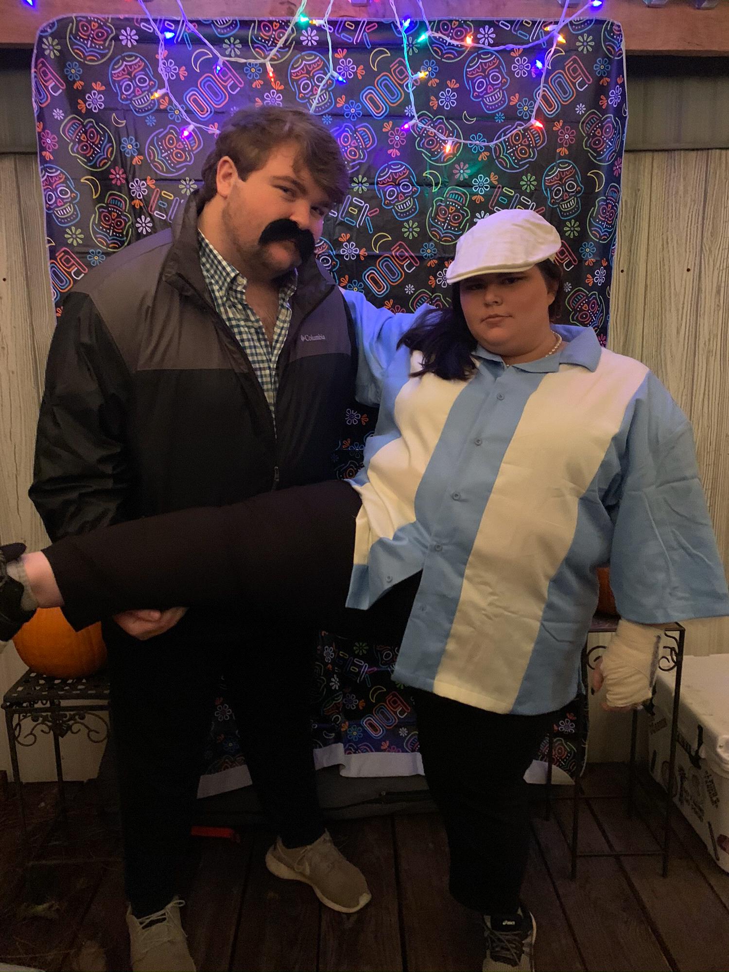 Have you ever seen the movie Bridesmaids? We were Megan and Air Marshall John!