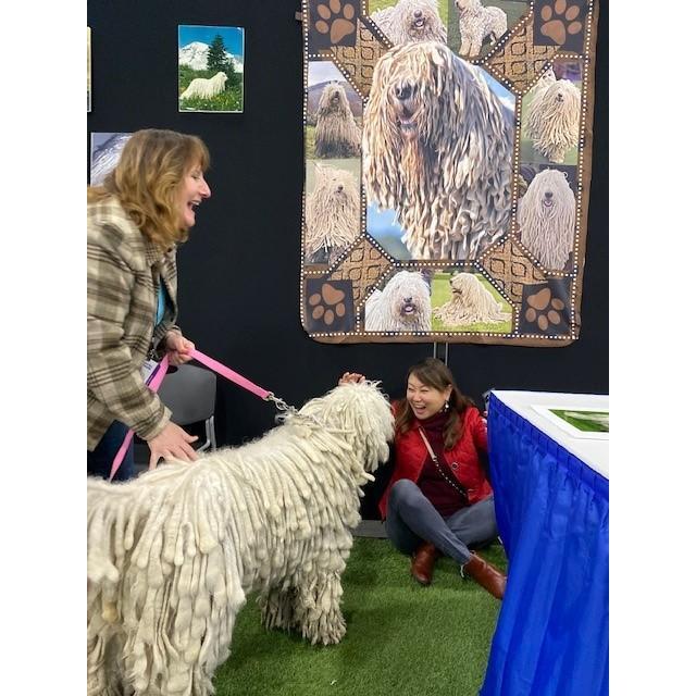Debbie got shoved at the Dog Show (Erik's way of saying "you may want to rethink getting a dog").