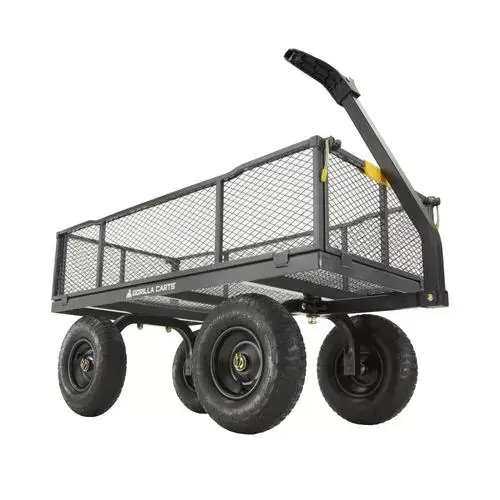 Gorilla Carts 6-cu ft Steel Utility Cart