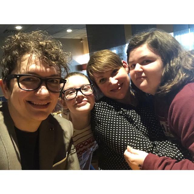 With the girls at one of our favorite sushi restaurants in St. Louis