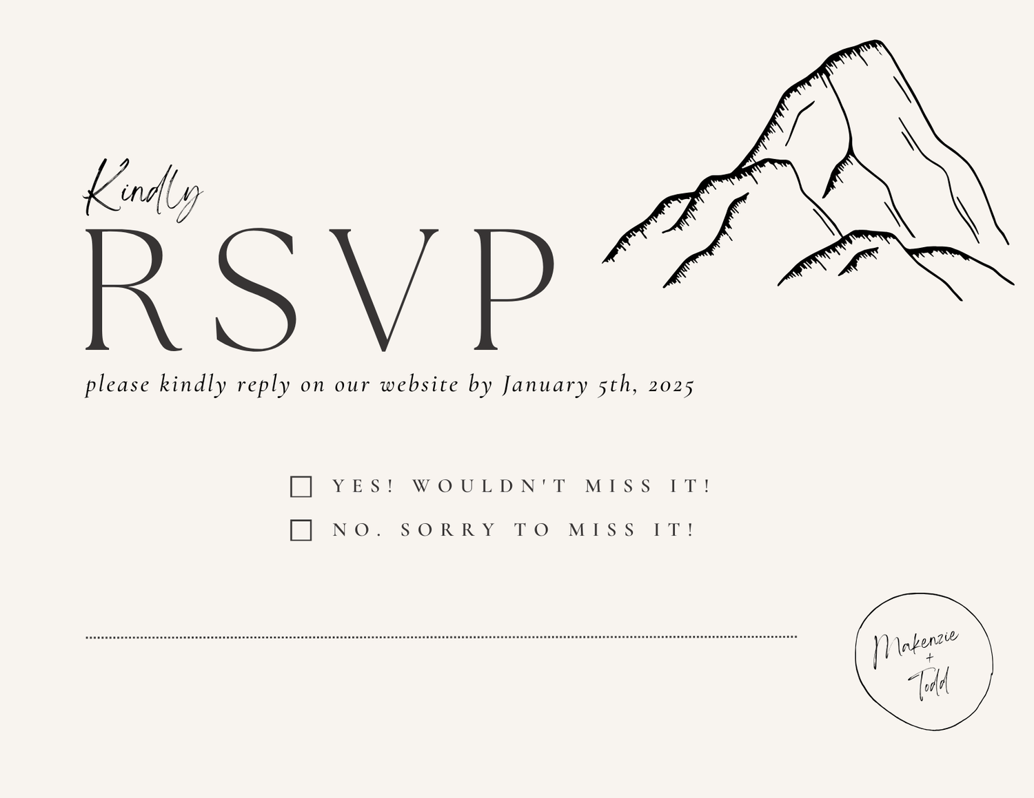 The Wedding Website of Makenzie Rone and Todd Pool