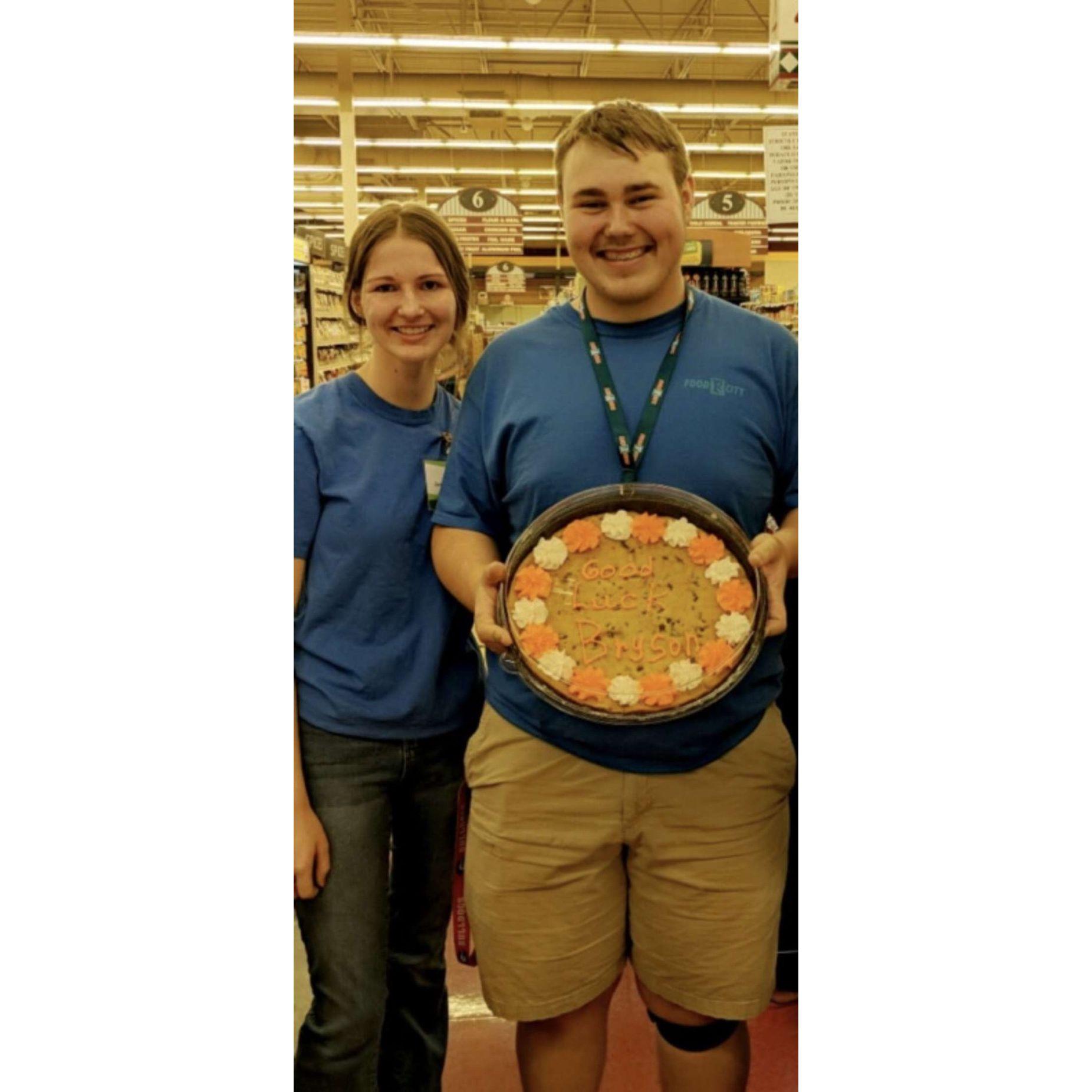 "Good ole Food City" where it all started! This was our first ever picture together and the start of our relationship!