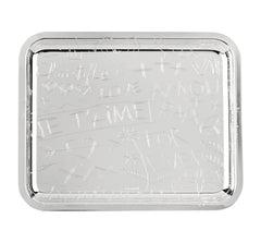 CHRISTOFLE Graffiti Rectangular Tray Small