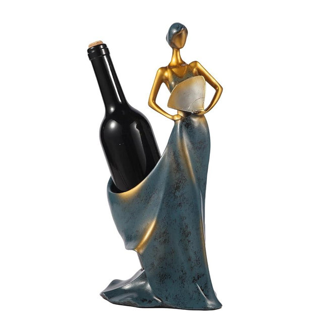 Countertop Single Bottle Wine Rack for Wine Lovers: Elegant Mini Wine Bottle Rack,Red Wine Rack Bottle Holder & Stunning Wine Display for Your Home Decor