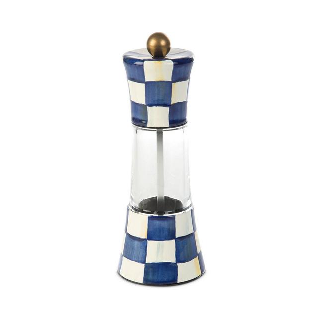 Mackenzie-Childs Royal Check Enamel Spice Grinder