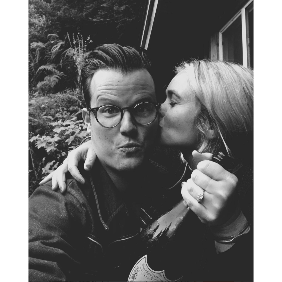 Right after Brian Proposed!