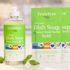 Non-Toxic, Natural Dish Soap without Chemicals | Truly Free Home