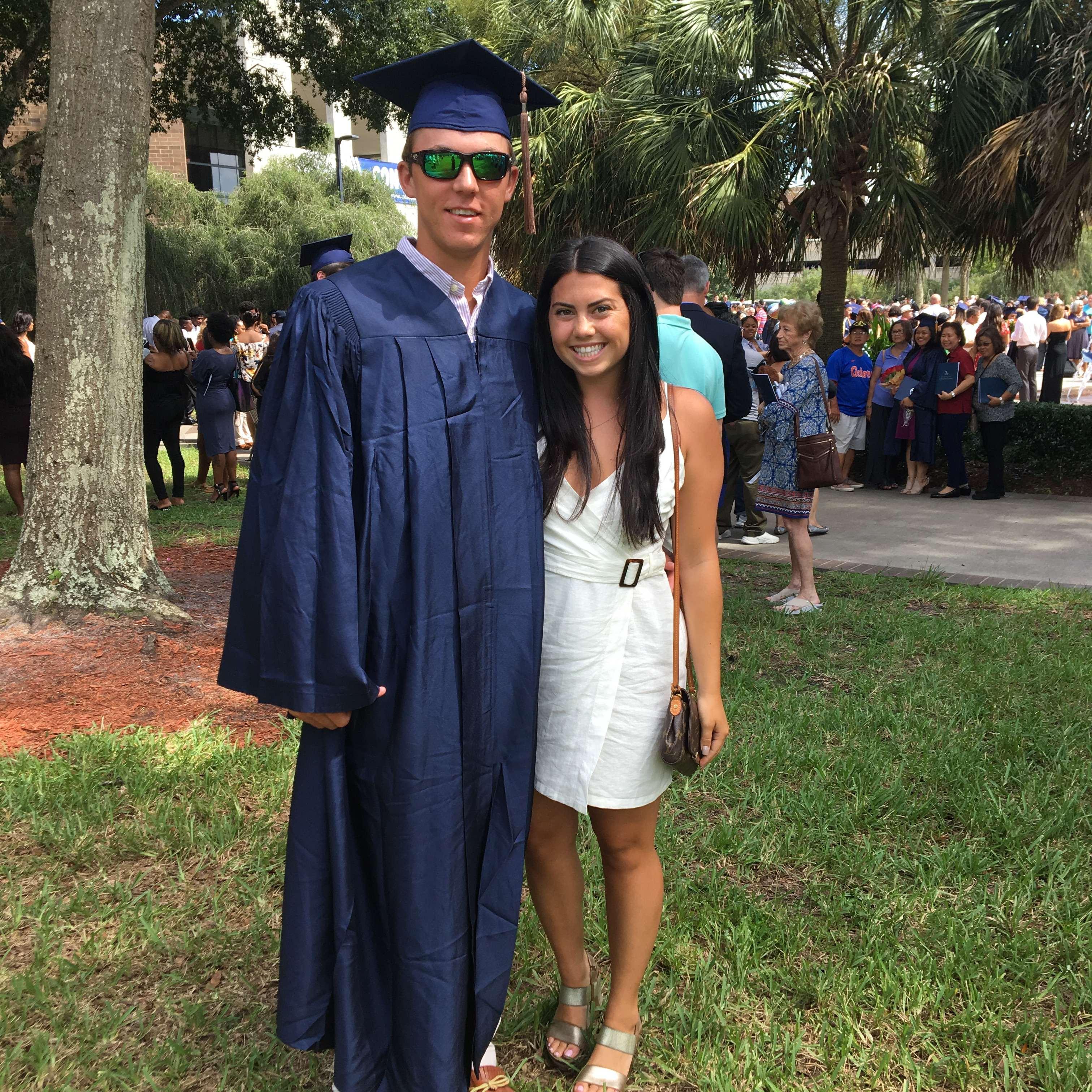 2018: Chase's college graduation