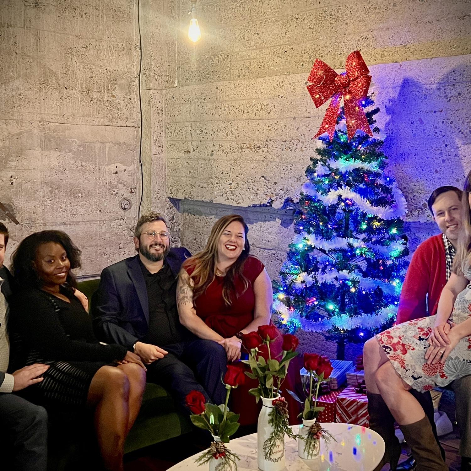 Victoria and Justin's wedding.  A great group!