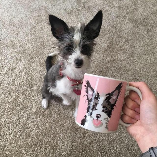 Dog Mom Coffee Mug, Custom Pet Photo Mug, Dog Mom Custom Mug, Custom Dog Mug, Dog Dad Coffee Mug, Personalized Dog Mug, Photo Dog Mug