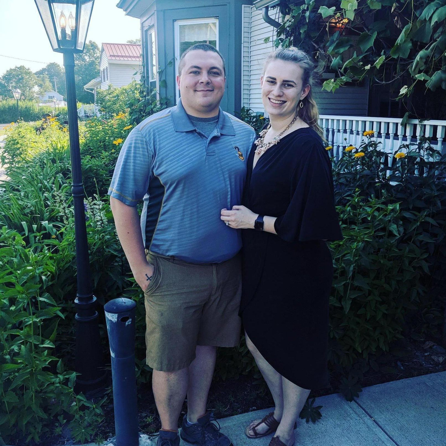 Celebrated our one-year engagement at the location Colin popped the question.