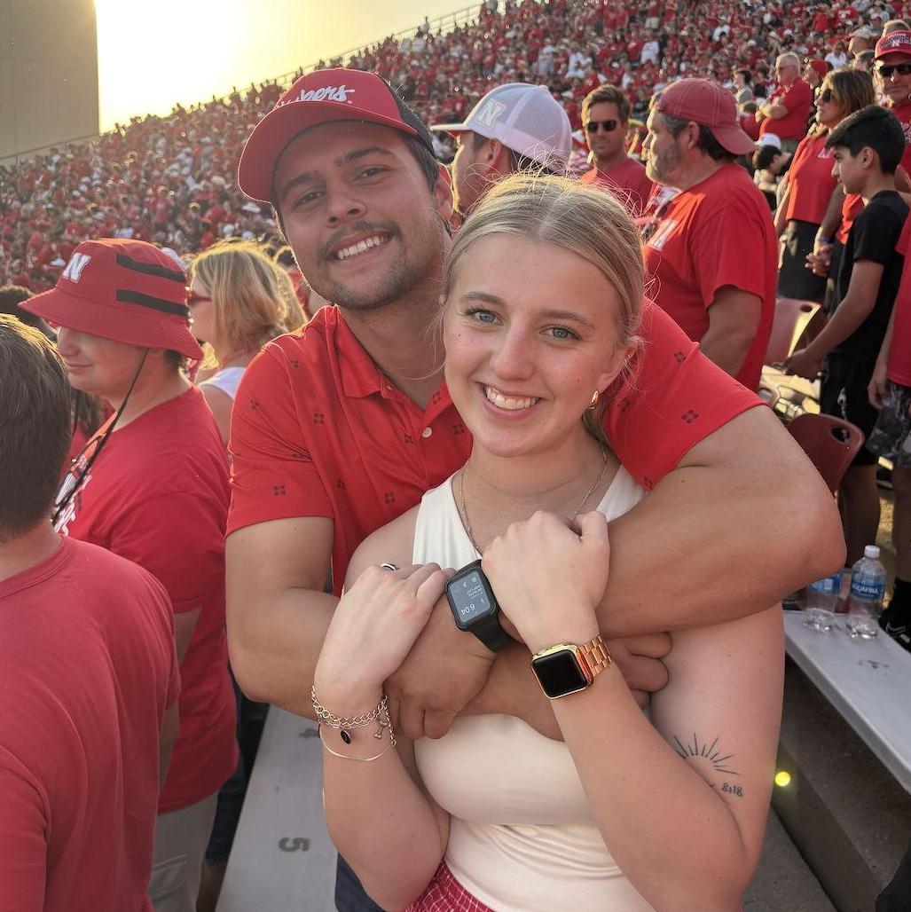 Went to a Husker Football game together!