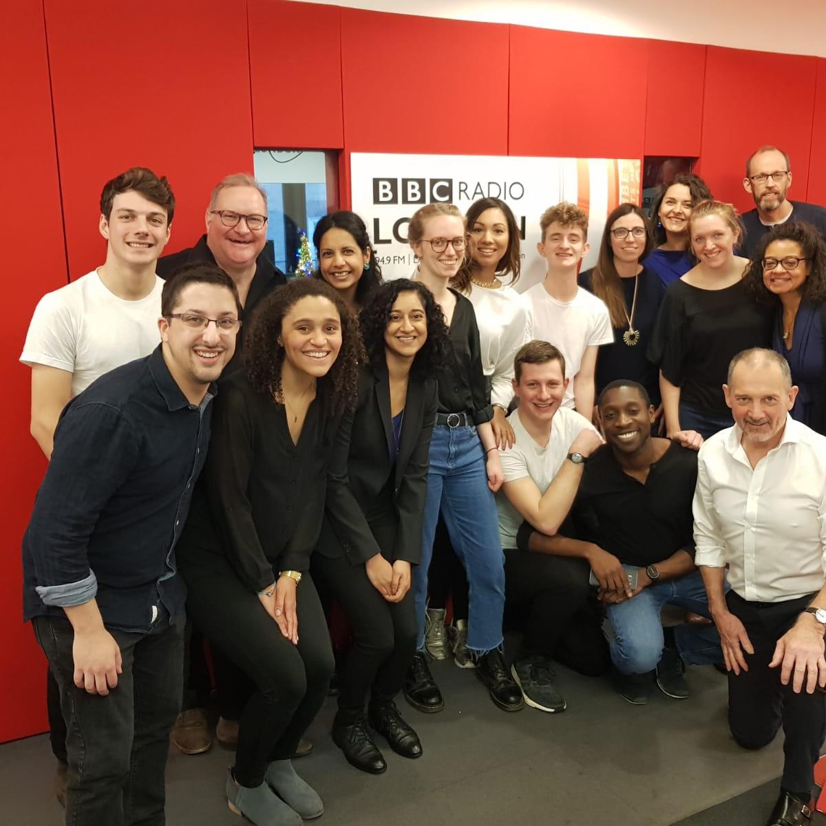 SOUND performing live on BBC Radio (the weekend after our first date!)