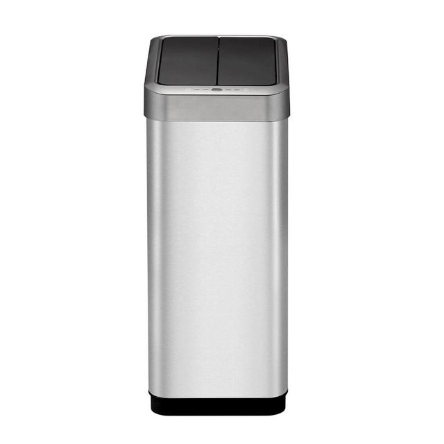 Eko® Phantom-X Stainless Steel 47-Liter Motion Sensor Trash Can