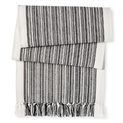 Variegated Stripe With Fringe Table Runner - Threshold™
