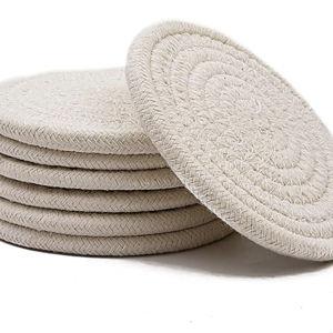 Woven Drink Coasters - Set of 6