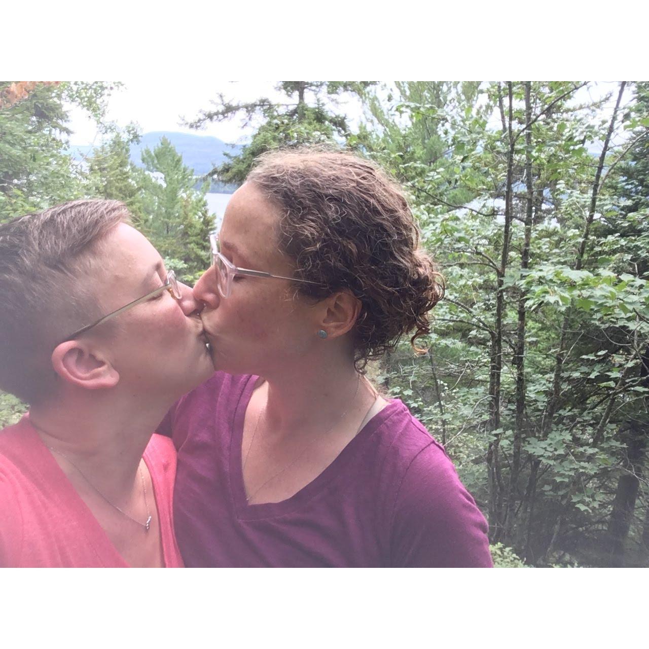 Re-engagement hike near St. Donat