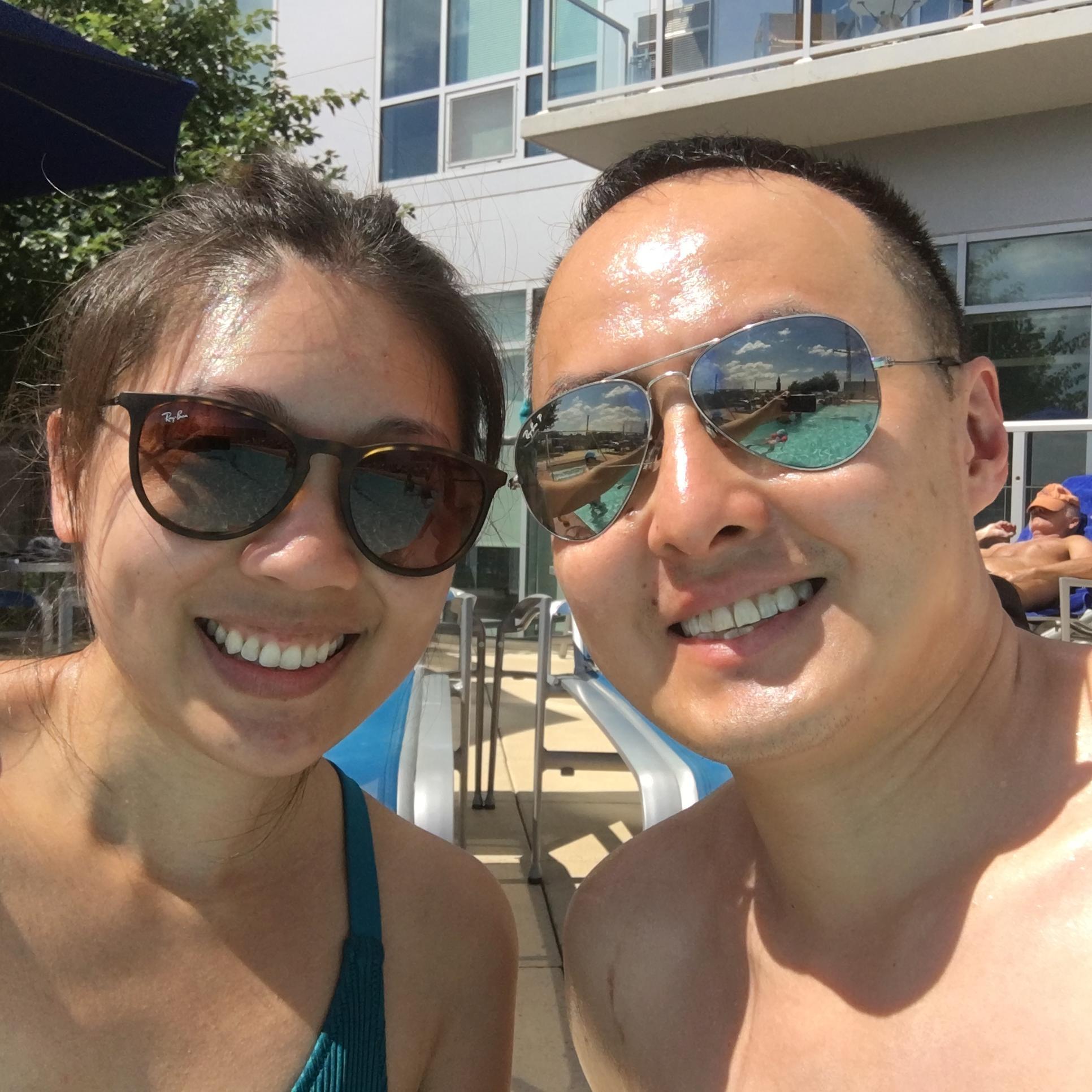 Jon and Joanne are learning to enjoy and explore their new home base location in Stamford, CT, where the summers are full of pool and beach time.