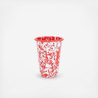 Splatter Enamelware Tall Tumbler, Set of 4