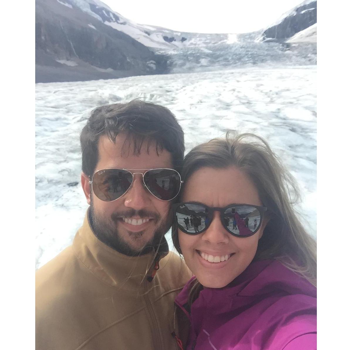 Walking on the Athabasca Glacier!