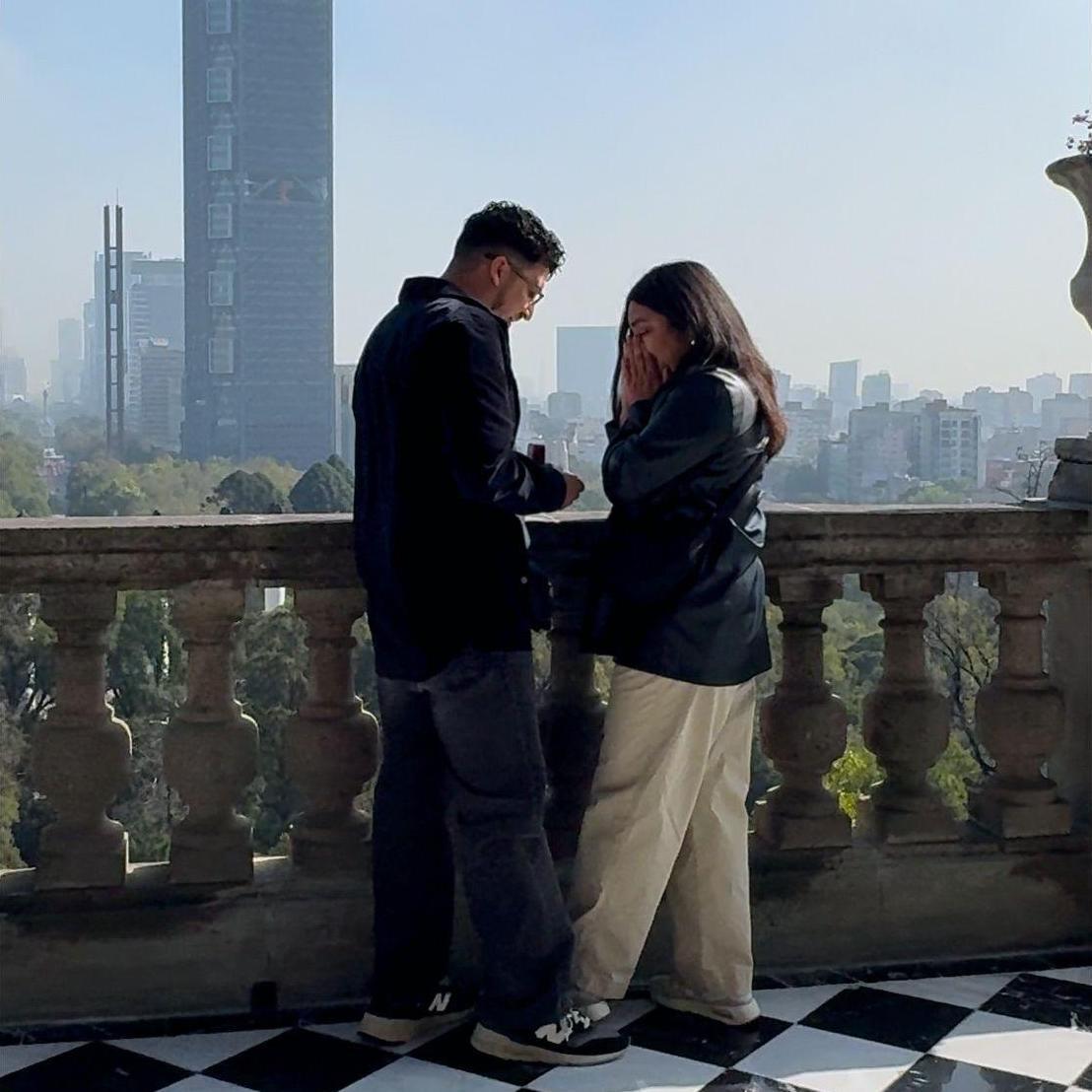 Proposal Day! Here we are at Chapultepec Castle in Mexico City