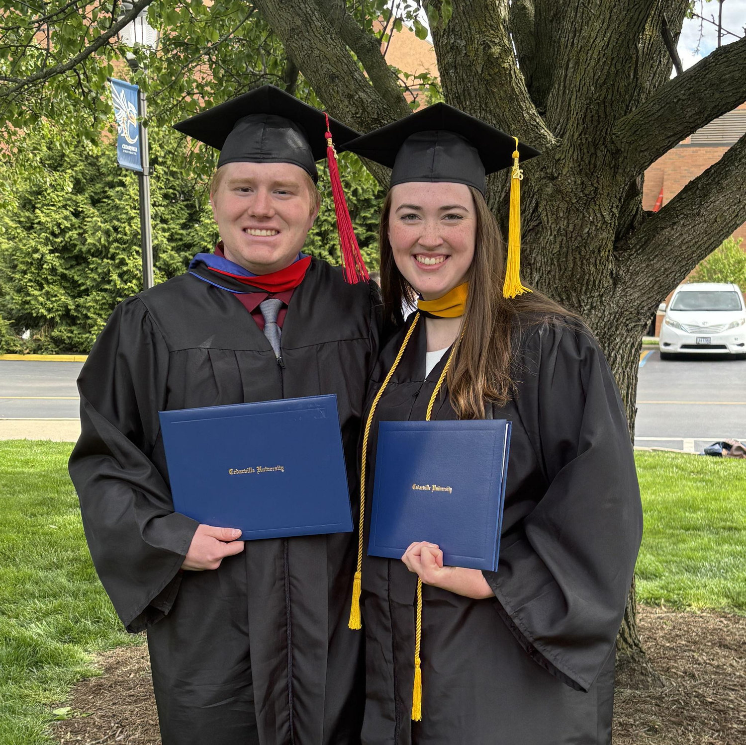 Kaden and Kendra graduated from Cedarville University