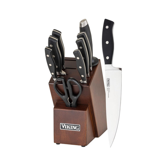 Viking 10 Piece True Forged Cutlery Block Set