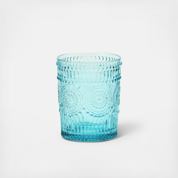Storied Home Embossed Drinking Glass - Thumbnail 5