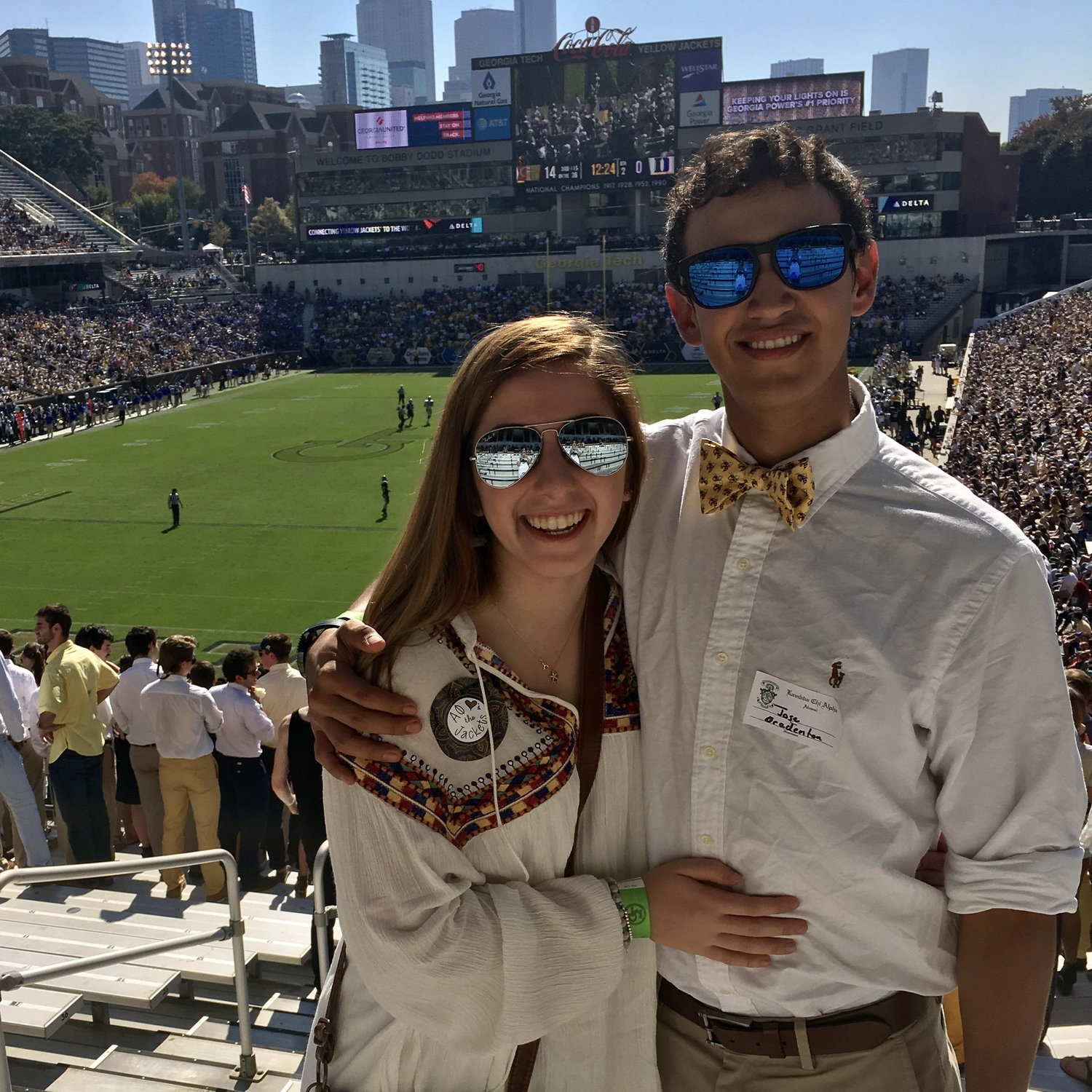 Our first Georgia Tech game day as first-years in 2016!