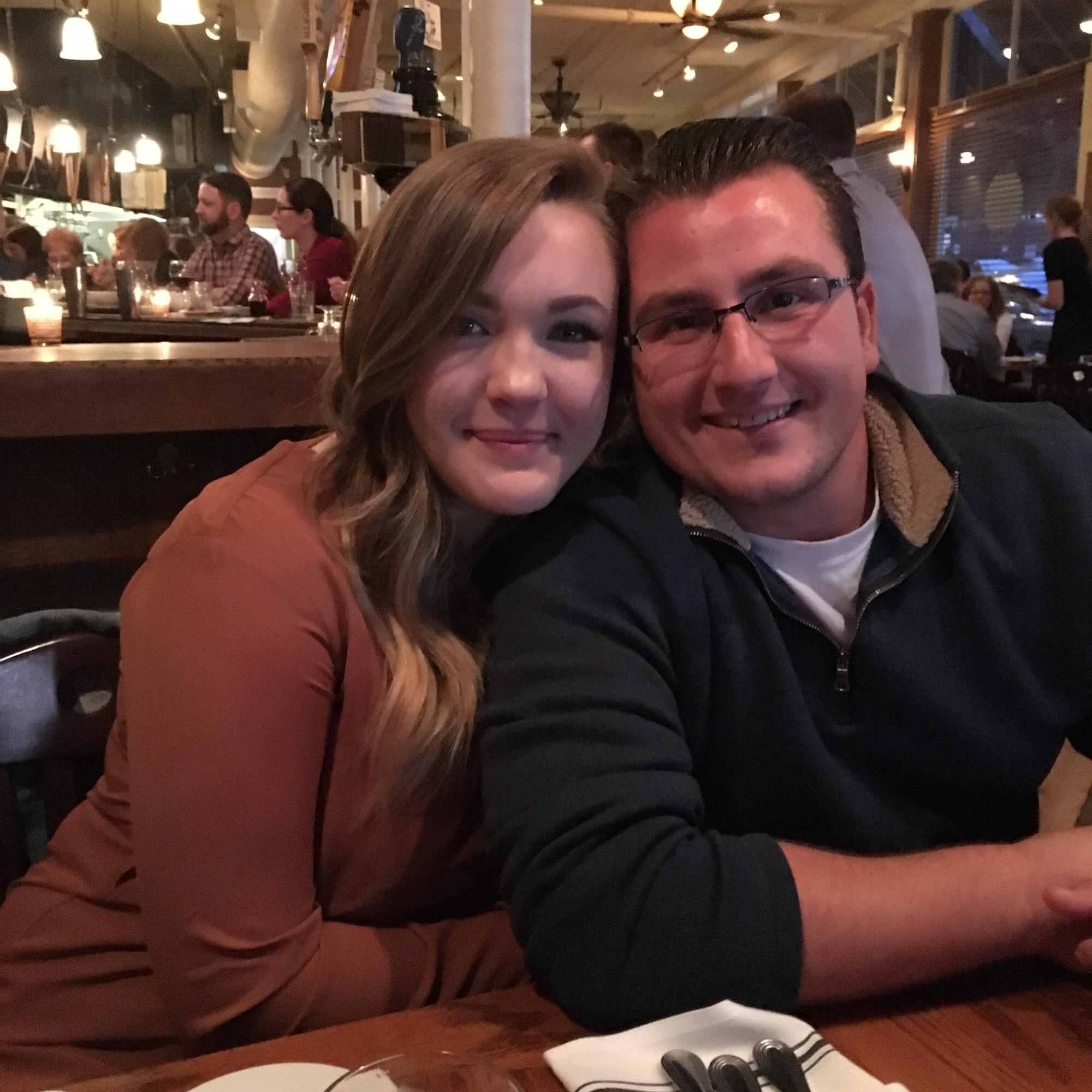 Dinner in Portland the night before Arthurs First 60 day hitch ( as a couple) to Washington.
October 2016.
