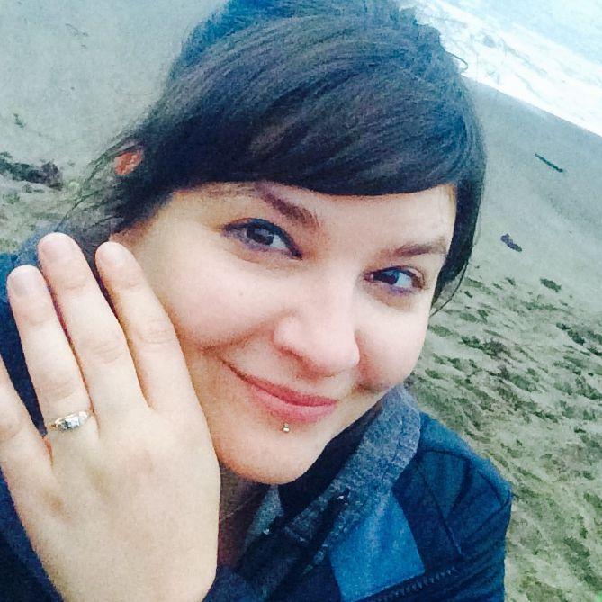 ENGAGEMENT Montana De Oro beach. 