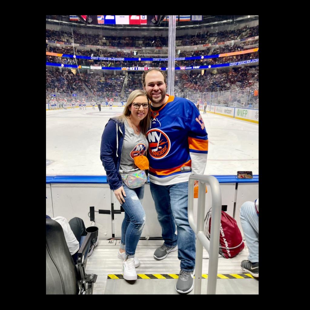 Scott's birthday and our first time at the new UBS Arena
2/20/22
