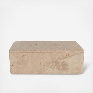 Travertine Rectangle Box