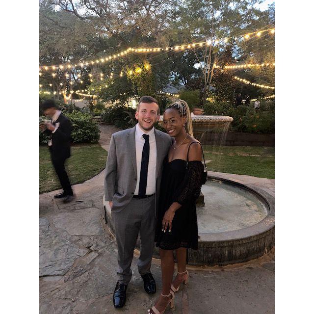September 2023. Austin, TX. Attending wedding #4 together. Shout out Shaina and Marrell!