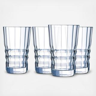 Architecte Highball Glass, Set of 4