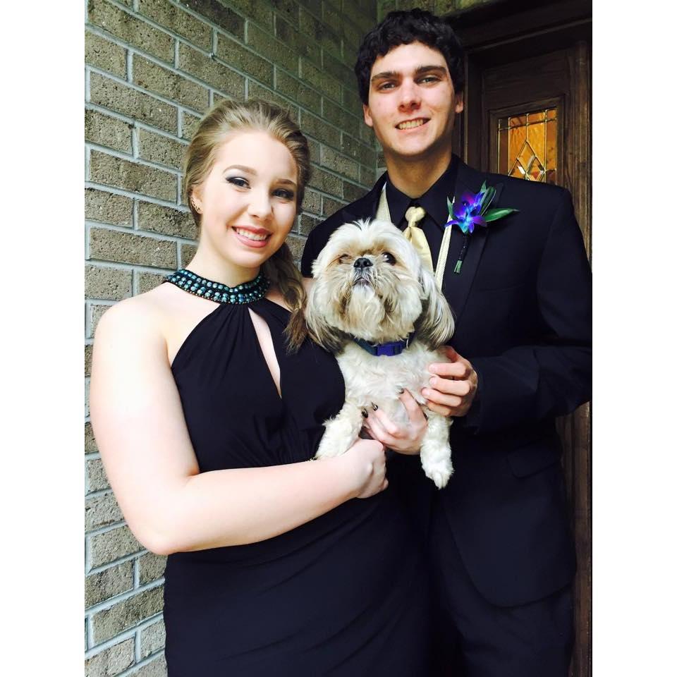 Senior year prom in 2015