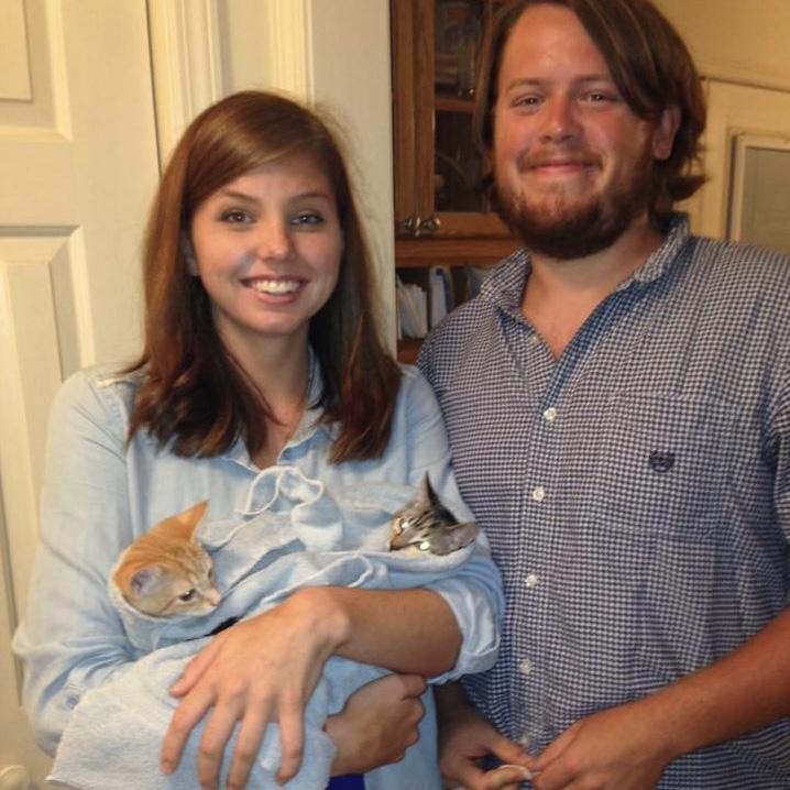 When we brought little Layla and Richie home!