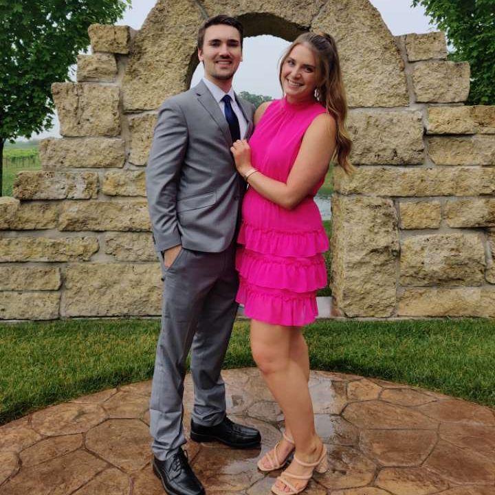 First (I think) of MANY weddings together!