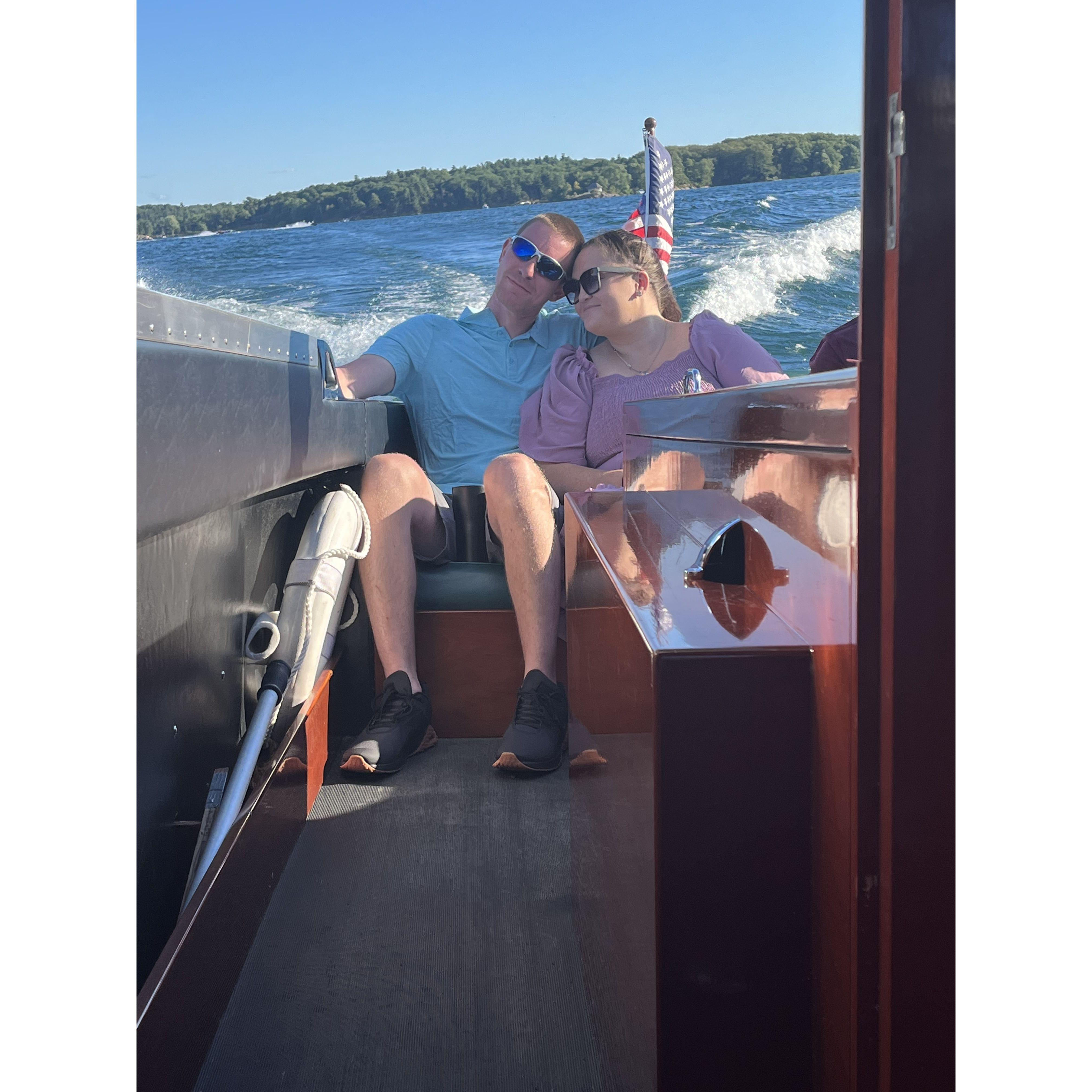 Boat Tour around in Canadian Waterways
