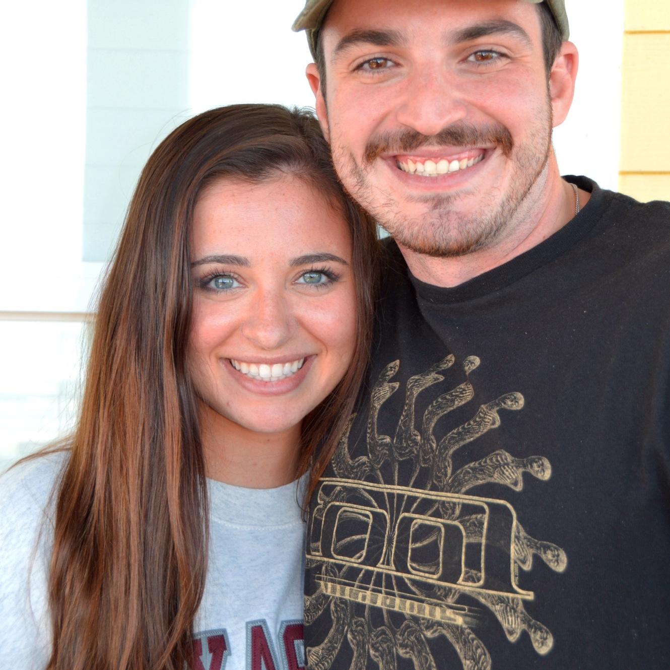 Our first photo together